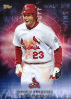 WOW-5 David Freese - St. Louis Cardinals - Carte Topps Baseball Walk Off Wins 2016 - Sonstige & Ohne Zuordnung