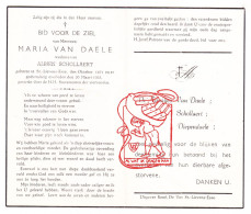 DP Maria Van Daele ° Sint-Lievens-Esse Herzele 1871 † 1952 X Albien Schollaert // Diependaele - Devotion Images