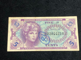 South Viet Nam MILITARY ,Banknotes Of Vietnam-P-M57 Schwan-881 5 Cents, Series 641(1965-1968)VF-1pcs Good Quality-rare - Viêt-Nam