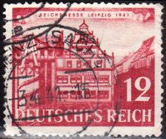 1941 - ALEMANIA - III REICH - FERIA DE LEIPZIG - YVERT 690 - Usati