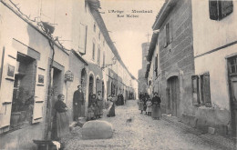 MONTAUT (Ariège) - Rue Malbec - Ecrit 1918 (2 Scans) - Other & Unclassified