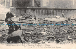 R126089 German Devastations In France. Peronne. 1919 - World