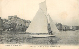 Postcard France Marseilles Sailing Vessel - Unclassified