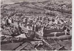 La Cité De CARCASSONNE Vue D' Avion Ensemble A L Est - Carcassonne