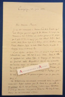 ● L.A.S 1889 Jules TROUBAT Compiègne Sainte Beuve Balzac George Sand Morand Poète Né Montpellier Superbe Lettre Aucante - Ecrivains