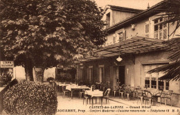 40 CASTETS-DES-LANDES GRAND HOTEL TERRASSE DU RESTAURANT JOUARET PROPRIETAIRE CONFORT MODERNE CUISINE RENOMMEE TEL.18 - Alberghi & Ristoranti