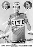 PHOTO CYCLISME REENFORCE GRAND QUALITÉ ( NO CARTE ) GIOVANNI ALBIERO TEAM CITE 1963 - Radsport