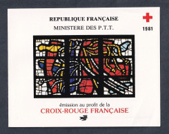 FRANCE CARNET  Y & T C 2030 CROIX ROUGE VITRAUX 1981 NEUF - Rotes Kreuz