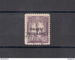 1927 Perù - Posta Aerea - Yvert N. 1a - Soprastampa Capovolta - Usato - Otros - América