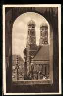 AK München, Blick Auf Die Frauenkirche WHW Winterhilfswerk  - Cartes Postales