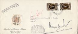 ARGENTINA 1972  AIRMAIL R -  LETTER SENT FROM MENDOZA TO OTTAWA - Brieven En Documenten