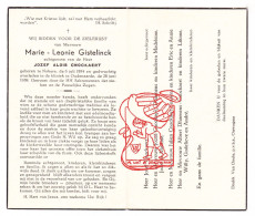 DP Marie Leonie Gistelinck ° Nokere Kruishoutem 1894 † Oudenaarde 1959 X Jozef Alois Cnockaert // Dhaenens Simoens - Images Religieuses