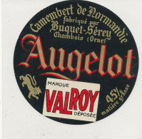 GG 476  / ETIQUETTE FROMAGE   CAMEMBERT  AUGELOT    VALROY   BUQUET- SEREY  CHAMBOIS  ORNE - Cheese