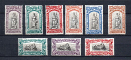 San Marino 1918 Old Set Definitive Stamps (Michel 53/61) MLH - Neufs