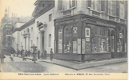 CPA Paris Eglise Saint-Louis D'Antin Lycée Condorcet - Librairie A Roblot 67 Rue Caumartin - Distrito: 09