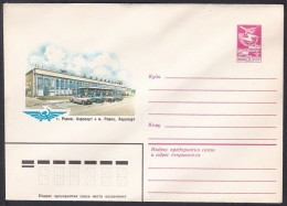 Russia Postal Stationary S0787 Airport, Rivne, Ukraine - Flugzeuge