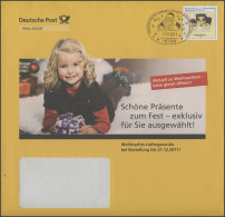 Plusbrief Postkutsche 145 Cent: Weihnachten 2011, SSt Himmelpfort 21.11.2011 - Buste - Nuovi