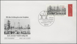 2870 Turnplatz Friedrich Ludwig Jahn, FDC ESSt Berlin - Covers & Documents