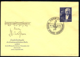 124 Richard Strauß 1954 - Amtlicher FDC ESSt Berlin 18.9.54 - Sonstige & Ohne Zuordnung