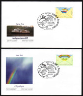 2848-2849 Grußmarken Aus Folienblatt 13, Satz Auf 2 FDC EV-O Bonn 3.2.2011 - Covers & Documents