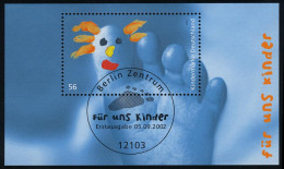 Block 60 Für Uns Kinder 2002 Mit ESSt Berlin 5.9.2002 - Used Stamps