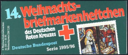 DRK/Weihnachten 1995/96 Christi Geburt 100 Pf, 5x1832 14.MH ESSt Bonn - Sonstige & Ohne Zuordnung