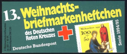 DRK/Weihnachten 1994/95 Christi Geburt 100 Pf, 5x1771 13.MH ESSt Bonn - Other & Unclassified