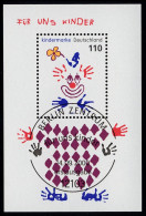 Block 53 Für Uns Kinder - Clown 2000, ESSt Berlin - Used Stamps