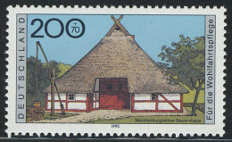 1823 Wohlfahrt Bauernhäuser 200+70 Pf Mecklenburg ** - Unused Stamps