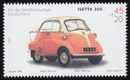 2289 Wohlfahrt Oldtimer 45+20 C BMW Isetta 300 ** - Unused Stamps