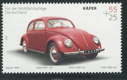 2292 Wohlfahrt Oldtimer 55+25 C VW Käfer ** - Unused Stamps