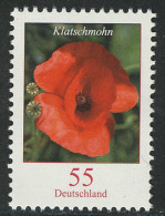 2472 Blumen 55 C Klatschmohn ** - Nuevos