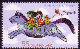 2693 Für Uns Kinder 2009 - Fliegendes Blaues Pferd ** - Unused Stamps