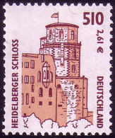 2225 Sehenswürdigkeiten 510 Pf/2,61 Euro Heidelberger Schloss ** - Unused Stamps