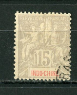 INDOCHINE (RF) - ALLÉGORIE - N° Yvert  19 Obli. - Usati