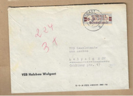 Los Vom 23.05   Dienst- Briefumschlag Aus Wolgast 1959 - Brieven En Documenten