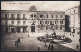 ITALIA SICILIA SIRACUSA SYRAKUS PIAZZA ARCHIMEDE FOTO 1925 - Siracusa