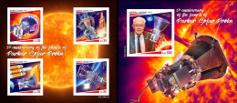 Sierra Leone 2023, Space, Solar Probe, 4val In BF +BF IMPERFORATED - Africa