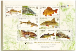 UKRAINE 2019. Fauna. Marine Life - Freshwater Fishes MNH - Ucrania