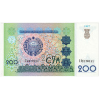 Billet, Uzbekistan, 200 Sum, 1997, Undated, KM:80, NEUF - Uzbekistán