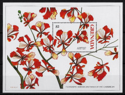 GRENADE - FLEURS - ORCHIDEES - BF 203 - NEUF** MNH - Orchideen