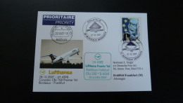 Premier Vol First Flight Bordeaux Frankfurt Canadair CRJ200 Lufthansa 2007 - Primeros Vuelos