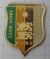 PAT14950 CLUB AINES De BOURNAINVILLE FAVEROLLES BLASON EURE Dpt 27 - Städte