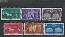 Luxemburg 1951 - Economic And Social Progres Through A United Europe (precursor) ,  MNH , Mi.478-483 - ...-1852 Vorphilatelie