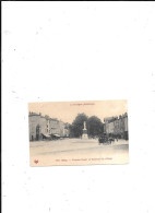 CARTE POSTALE 63 RIOM FONTAINE DESAIX ET BOULEVARD DU COLLEGE - Riom