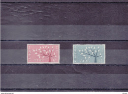 IRLANDE 1962 EUROPA Yvert 155-156, Michel 155-156 NEUF** MNH Cote 3,50 Euros - Unused Stamps