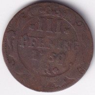 Rostock KM-116 3 Pfennig 1759 - Kleine Munten & Andere Onderverdelingen