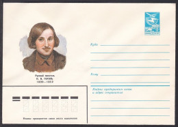 Russia Postal Stationary S0899 Writer, Playwright Nikolai Vasilyevich Gogol (1809-52), écrivain - Scrittori