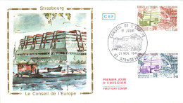 FDC 1981 CONSEIL DE L'EUROPE - 1980-1989