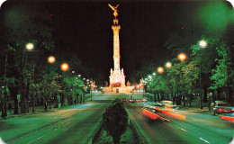 MEXIQUE - La Columna De La Independencia - El Angel  - Carte Postale - Mexico